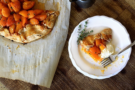 Apricot-Thyme Galette