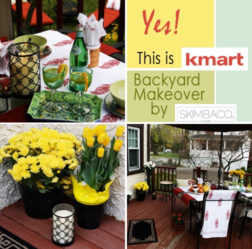 Kmart backyard makeover