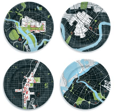 decorating ideas with maps