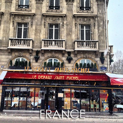 snowy Paris. Travel photo by Katja Presnal, instagram travel photo