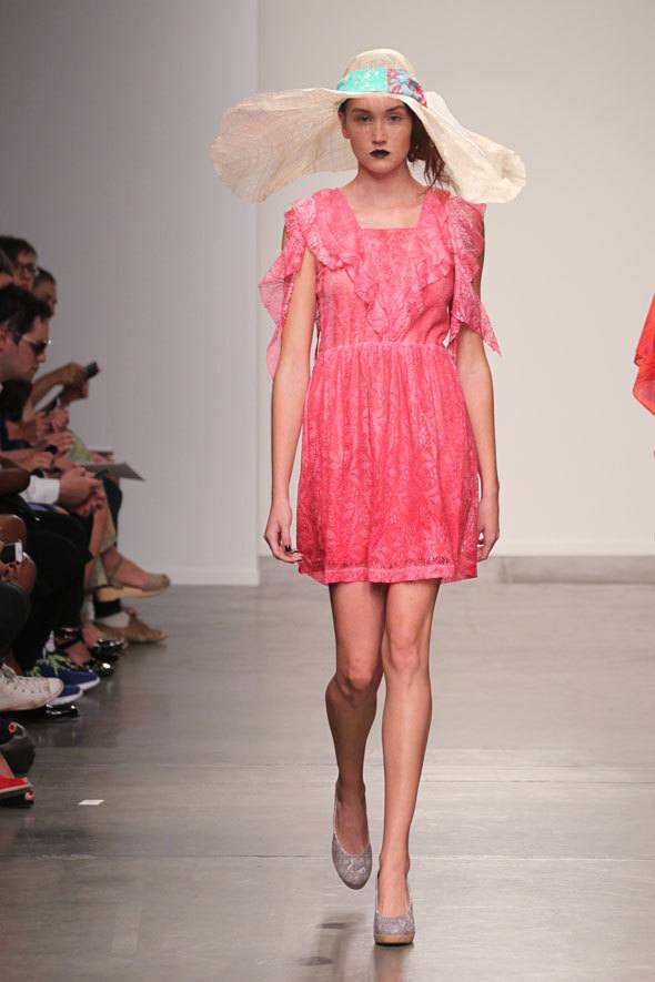 Ivana Helsinki pink dress ss 2014