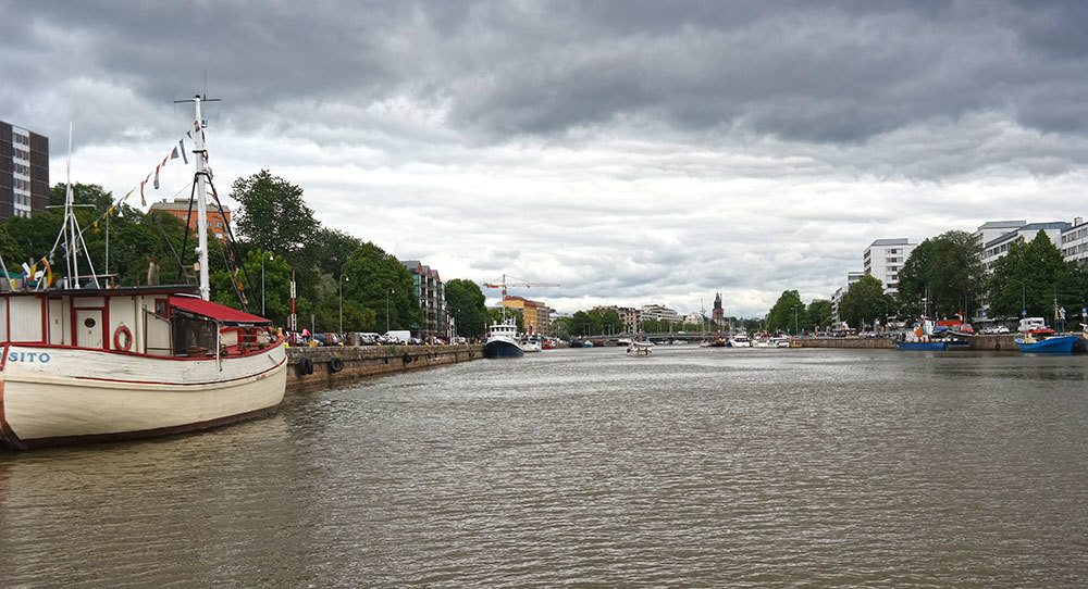 Aura river in Turku, Finland. Travel photo by Katja Presnal | @skimbaco