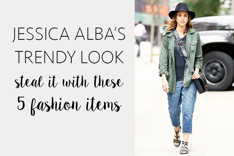 Steal Jessica Alba's trendy fall look with these iconic fashion stables