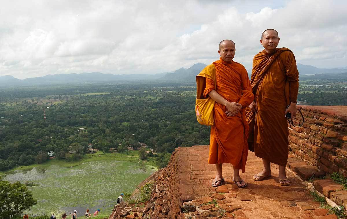 Monks in Sri Lanka