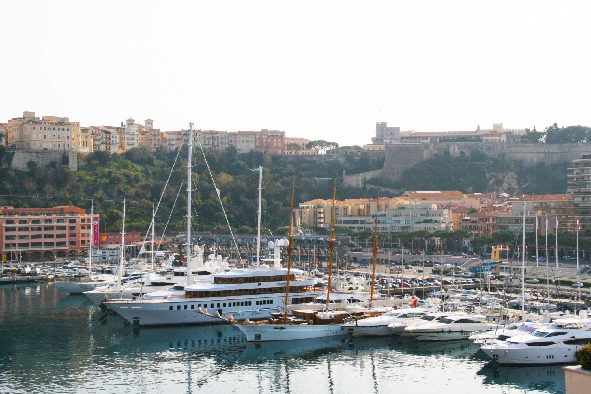 Boats in Monaco marina